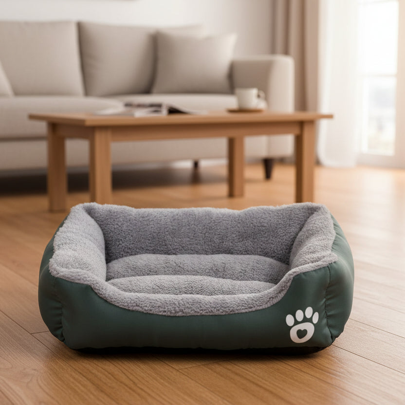 NoblePaw Luxus pamut kutyaágy a stresszmentes alváshoz