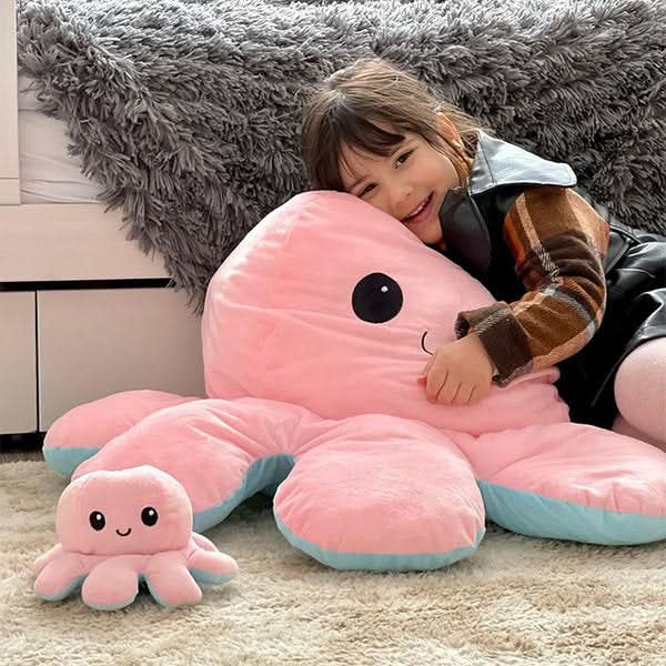 Peluche Snuggle Octo - Poulpe Câlin pour Enfants et Câlins