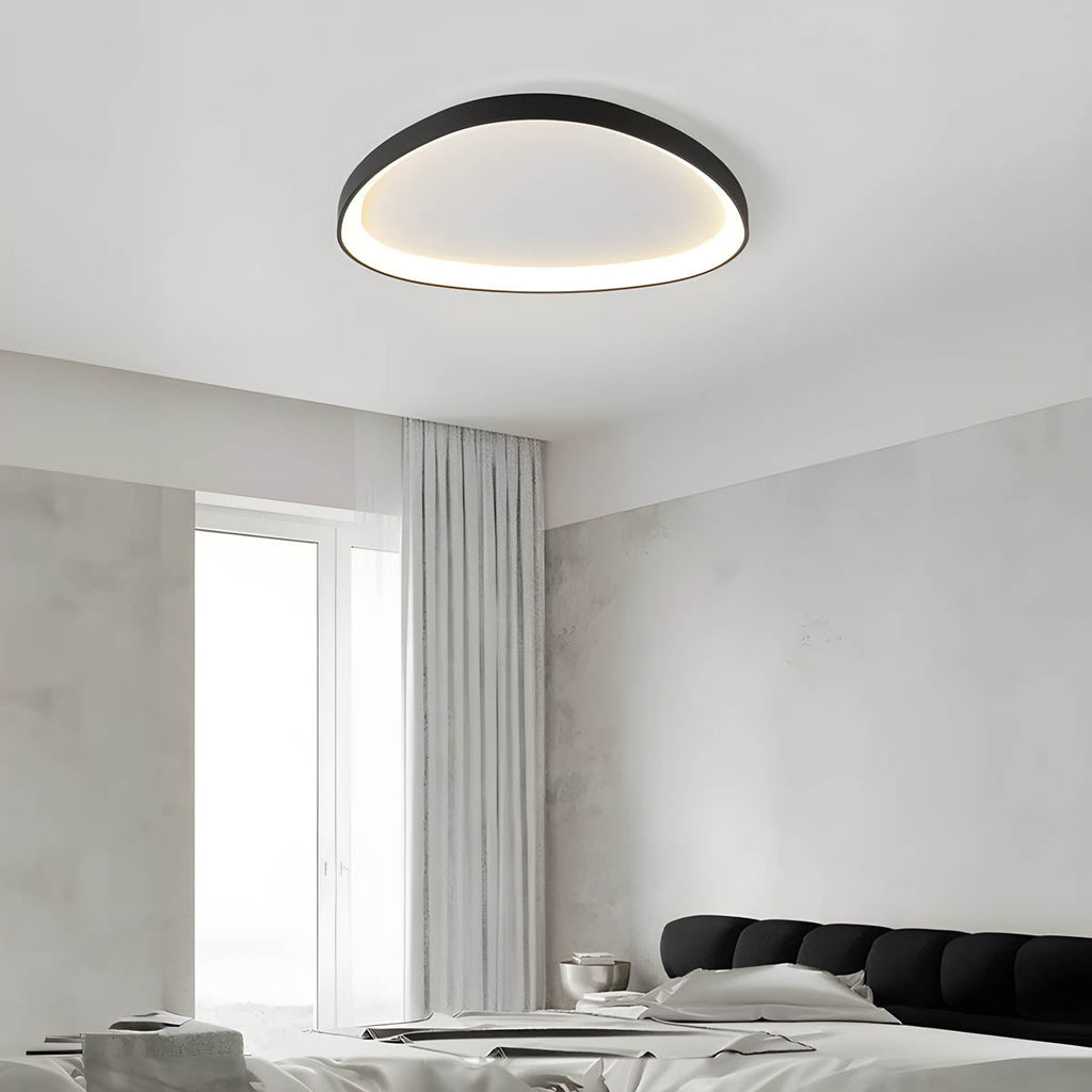 Stropní LED světlo s možností stmívání a moderním organickým designem pro obývací pokoje
