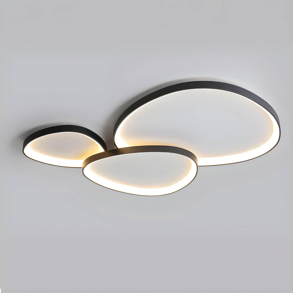 Stropní LED světlo s možností stmívání a moderním organickým designem pro obývací pokoje