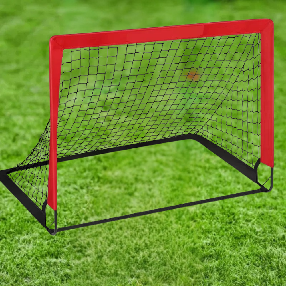 Foldable Soccer Net For Quick Backyard Training Easy Setup