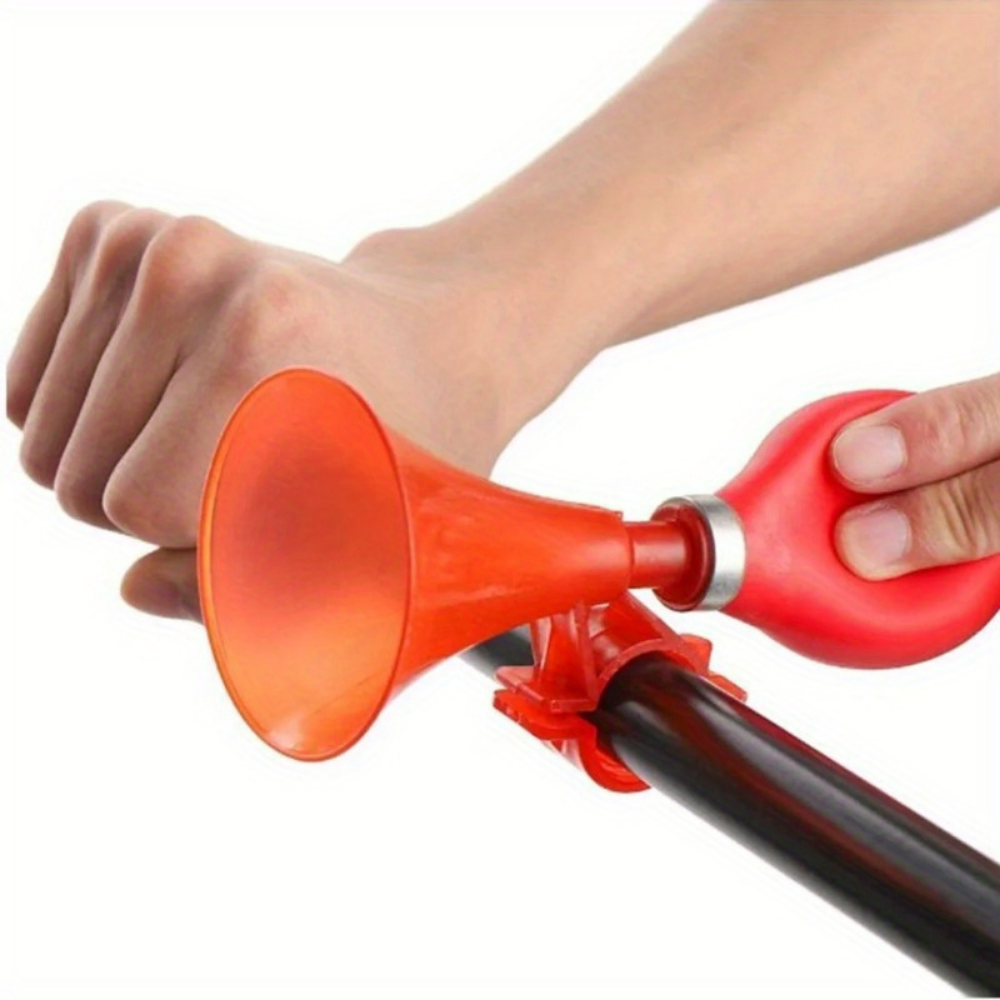 Loud Bicycle Horn For Safer Rides With Easy Handlebar Mount