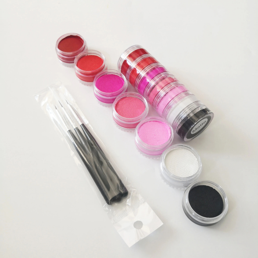 Split Cake Rainbow Body Art Paint Kit For Creative Expression