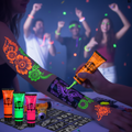 UV Glow Body Paint Kit For Parties And Festivals And Events