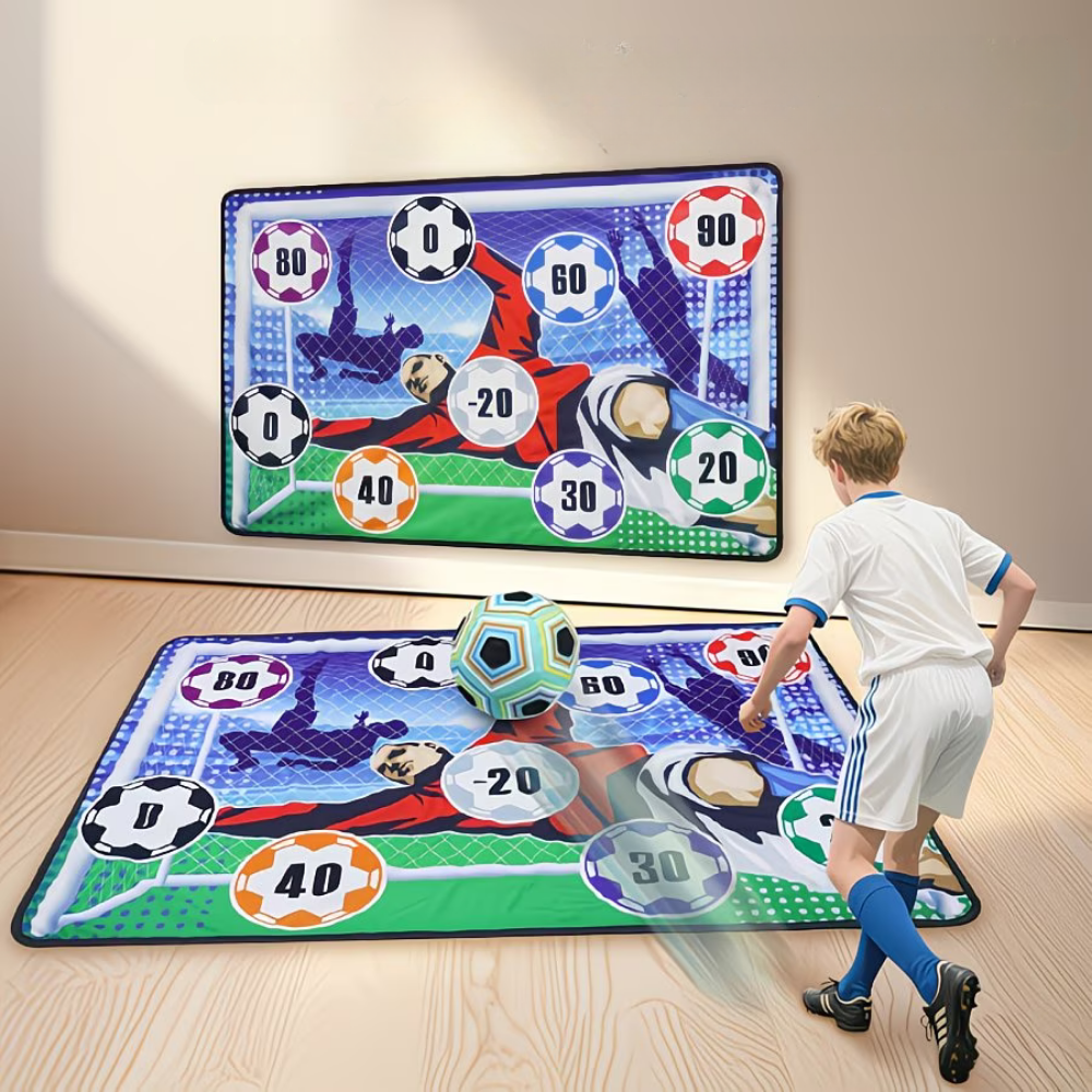 Kids Interactive Soccer Goal Game For Indoor And Outdoor Play Set