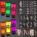UV Glow Neon Body Paint Kit For Parties And Events