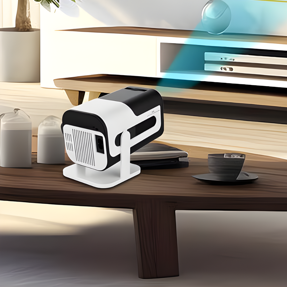 Compact WiFi Bluetooth Projector For Portable HD Viewing