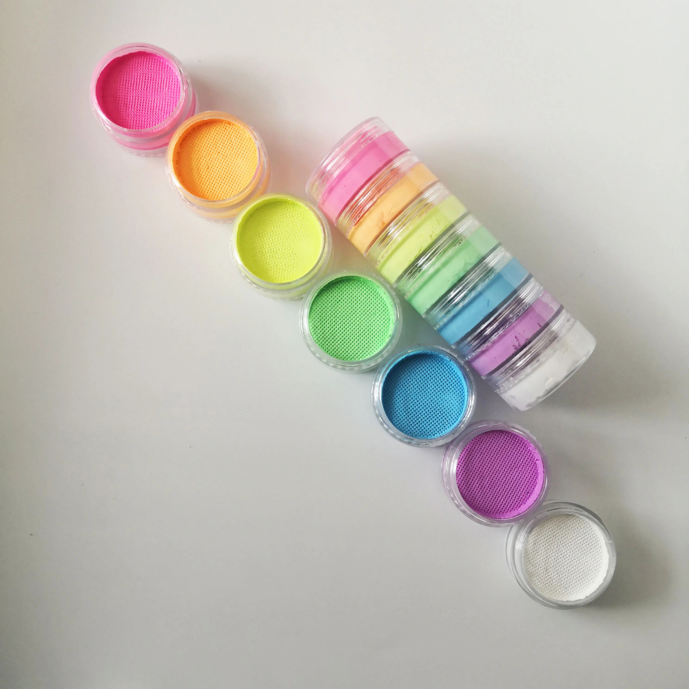 Split Cake Rainbow Body Art Paint Kit For Creative Expression