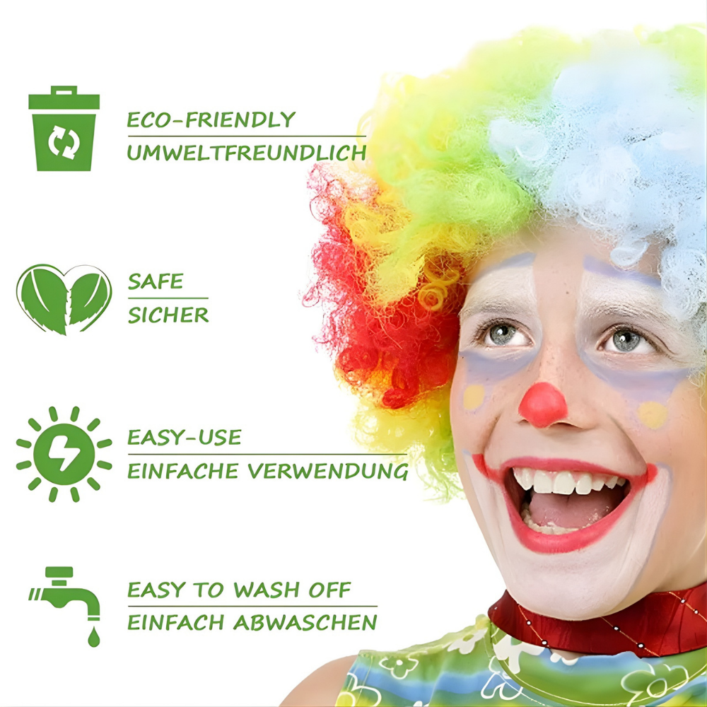 Soccer Ball Face Paint Set With 15 Colors For Creative Designs