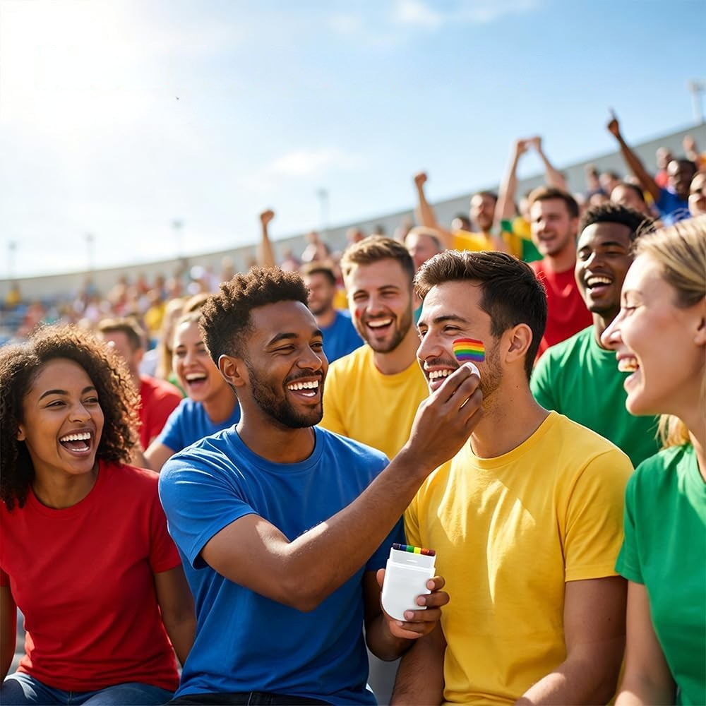 Rainbow Paint Stick For Festivals And Sports Events
