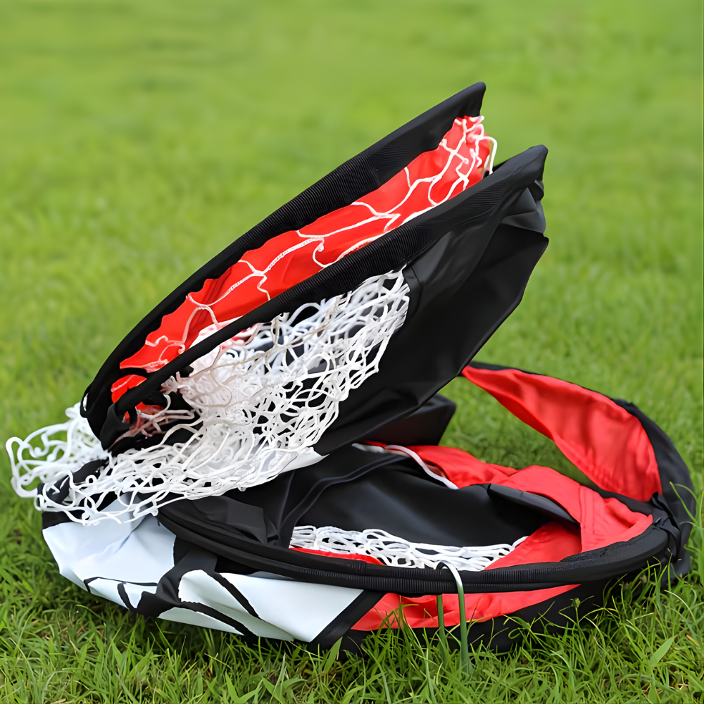 Foldable Portable Soccer Goal With Target Net For Practice