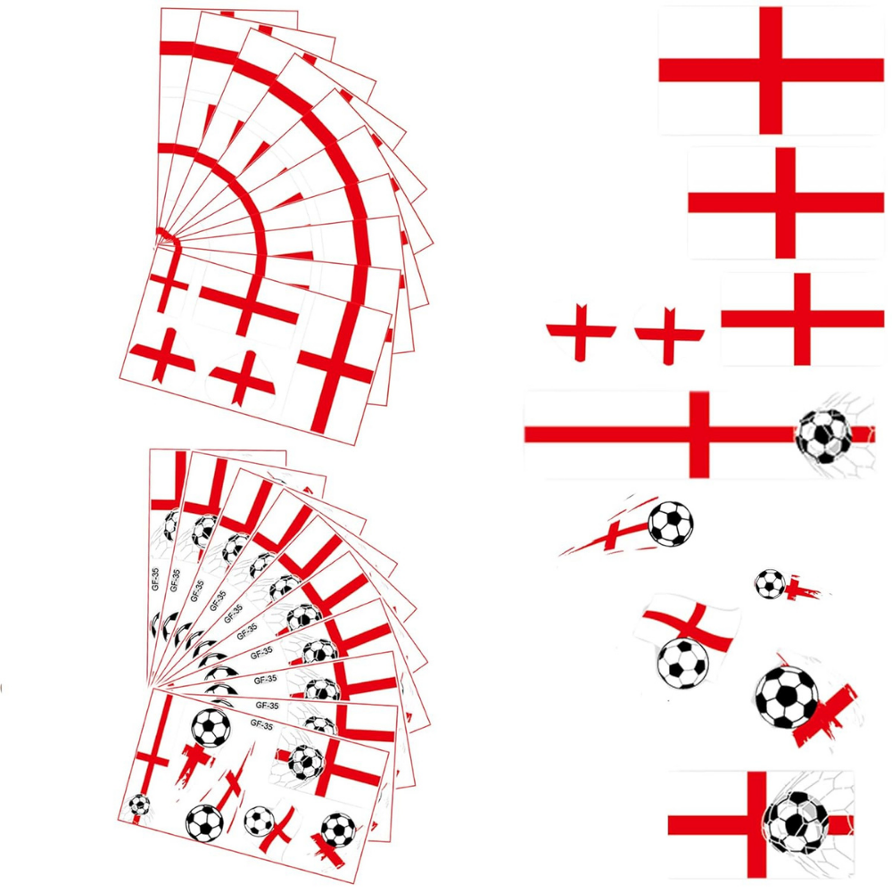 Waterproof Face Art Stickers For Sports, Events, And Parties