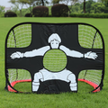 Foldable Portable Soccer Goal With Target Net For Practice