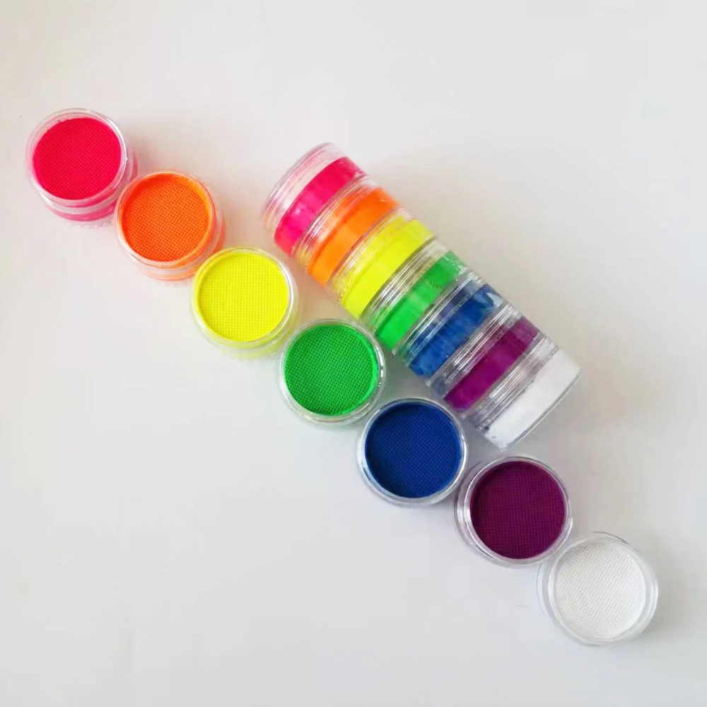 Split Cake Rainbow Body Art Paint Kit For Creative Expression