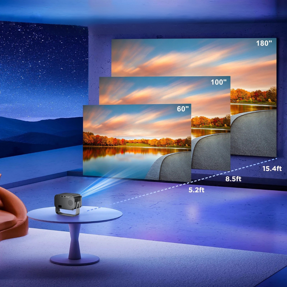 World Cup Compact Pocket Projector With Bluetooth And WiFi