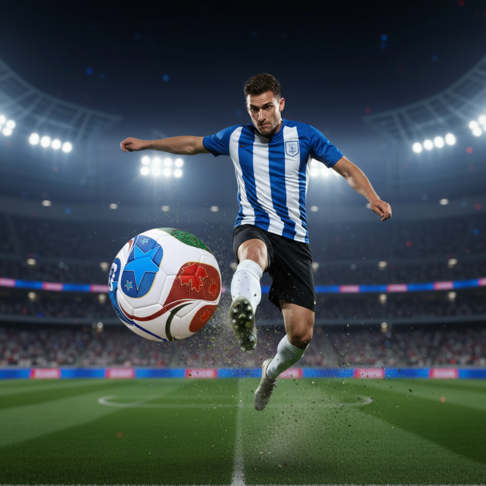Size 5 Durable Soccer Ball For Training And Match Play