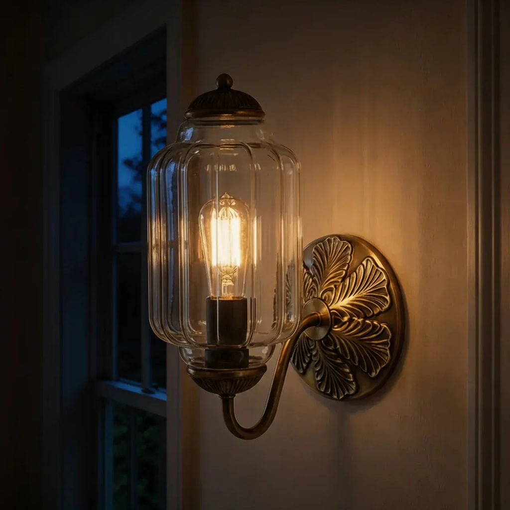 Vintage Milk Glass Wall Light Fixture For Indoor Ambient Lighting | Rosalyssa