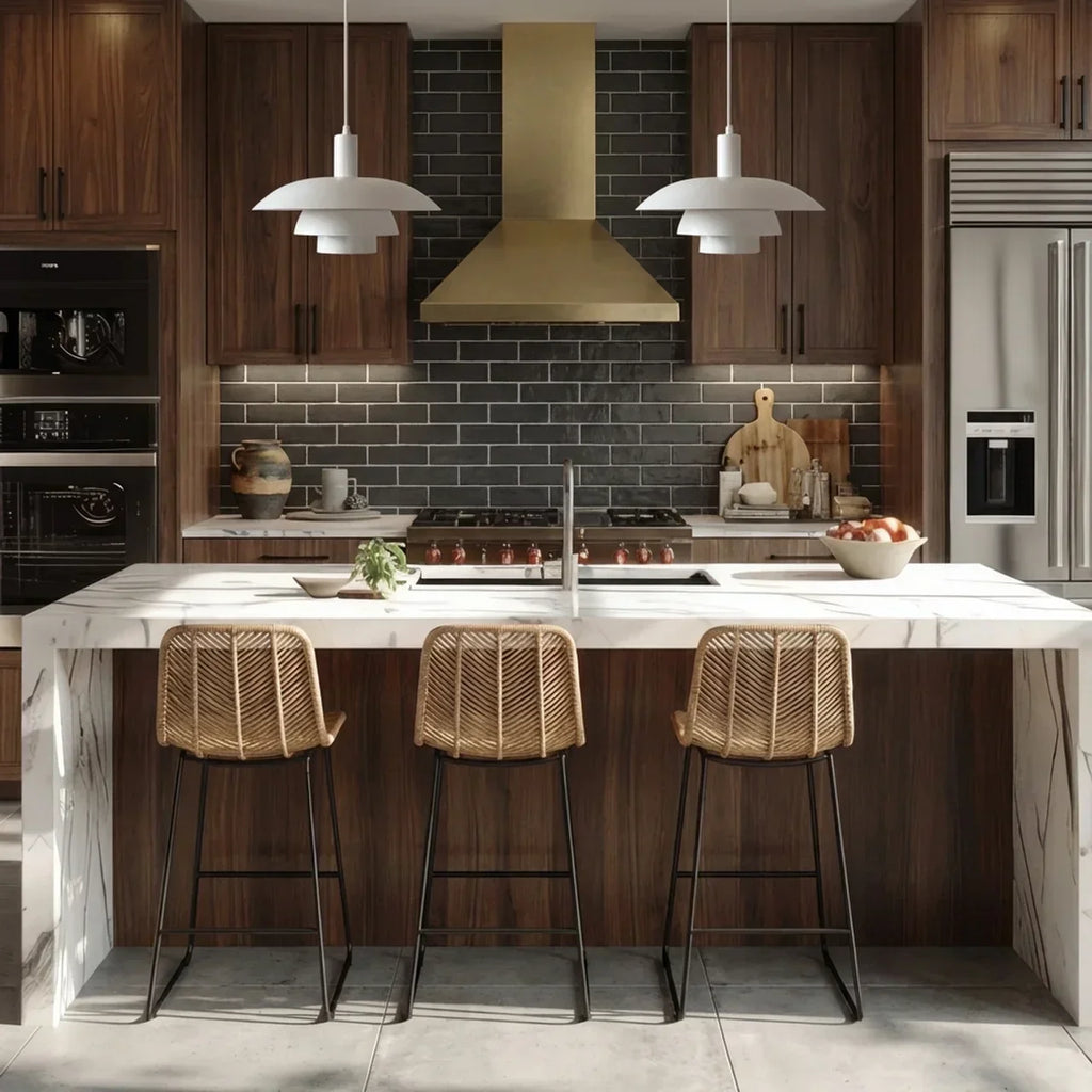 Danish Modern Minimalist Chandelier Lighting Fixture | Rosalyssa