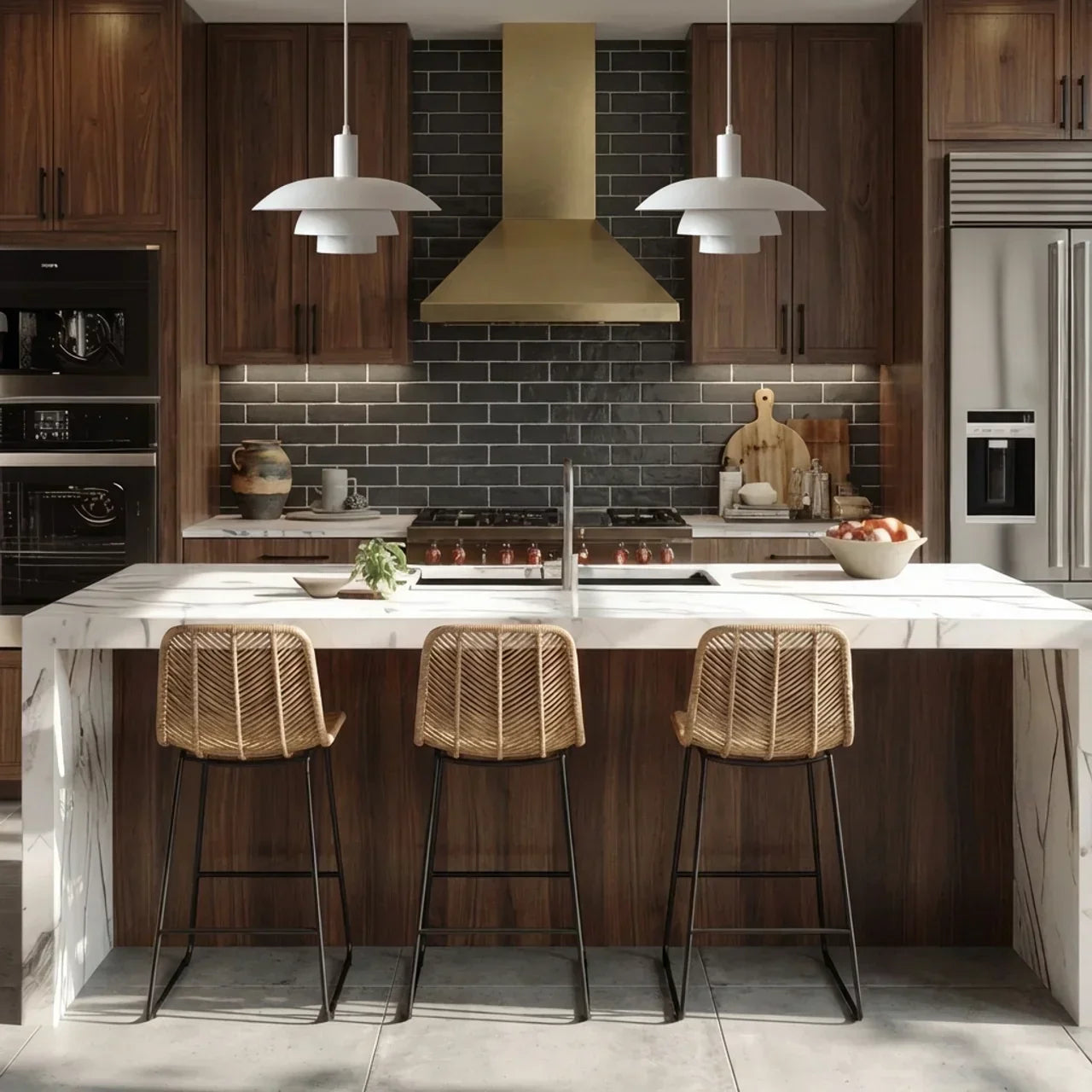 Danish Modern Minimalist Chandelier Lighting Fixture | Rosalyssa
