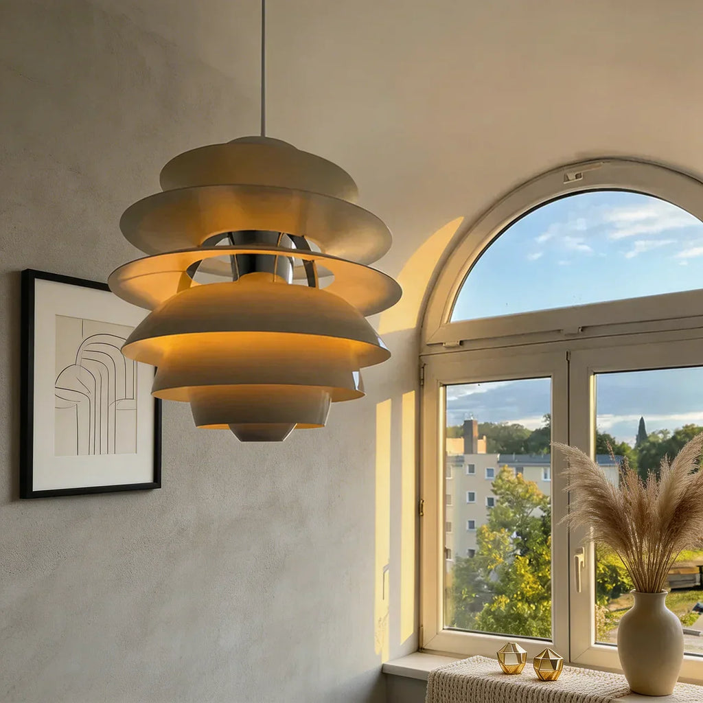 Dänische moderne Pendelleuchte mit Blendkontrolle | Rosalyssa