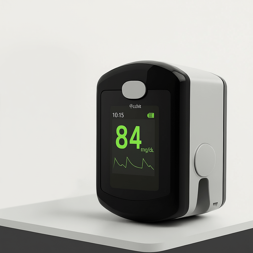 Finger Pulse Oximeter For Noninvasive Oxygen Saturation And Pulse Rate