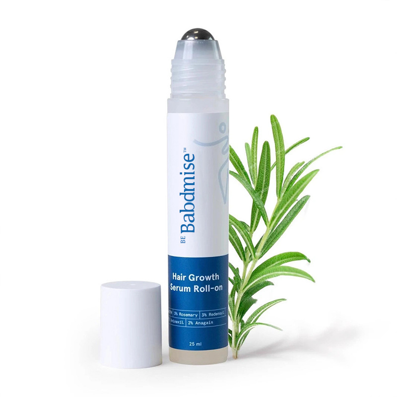Sérum Roll-On Infundido com Alecrim para um Crescimento Capilar com Aparência Mais Densa