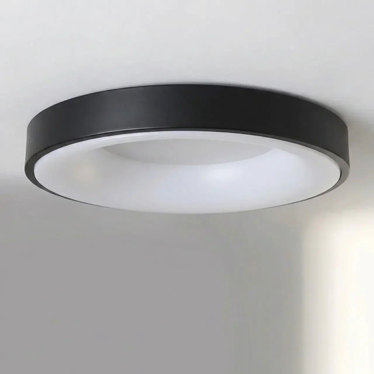 Flush Mount Ceiling Light With Hollow Centre LED Design | Rosalyssa