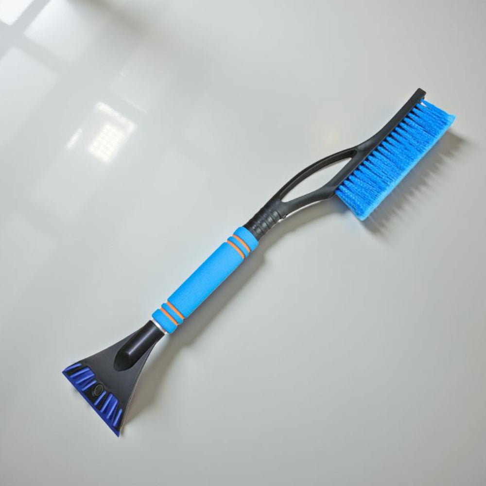 Outil d'hiver pour pare-brise avec grattoir à glace et brosse à neige