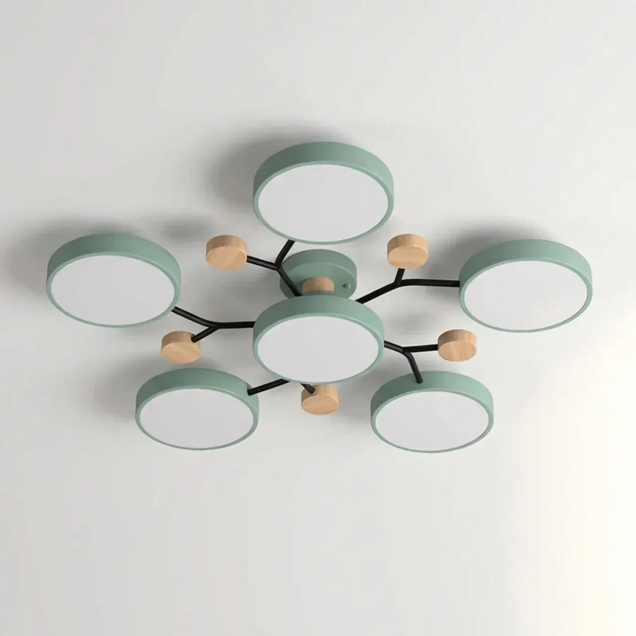 Branch Design Deckenleuchte zum Einbau mit Holzakzenten | Rosalyssa