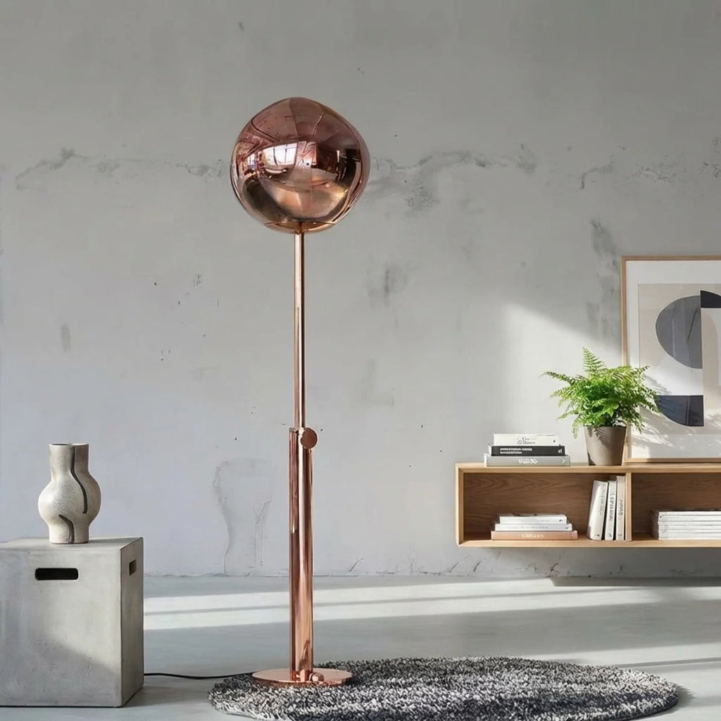 Lampada da terra in acrilico fuso per uso interno e decorazione | Rosalyssa