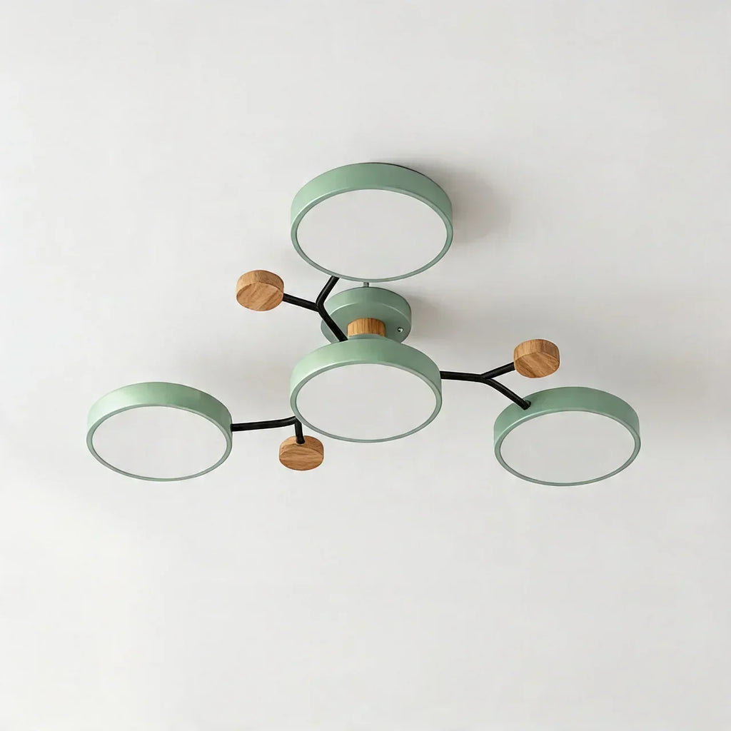 Branch Design Deckenleuchte zum Einbau mit Holzakzenten | Rosalyssa