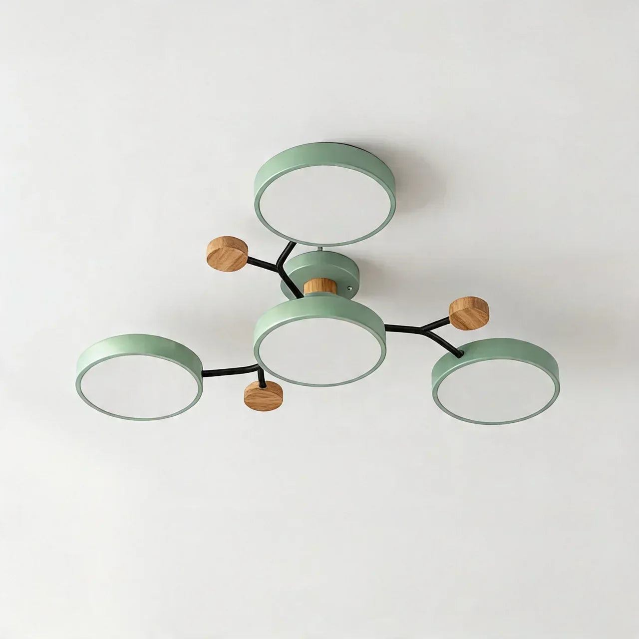 Branch Design Deckenleuchte zum Einbau mit Holzakzenten | Rosalyssa