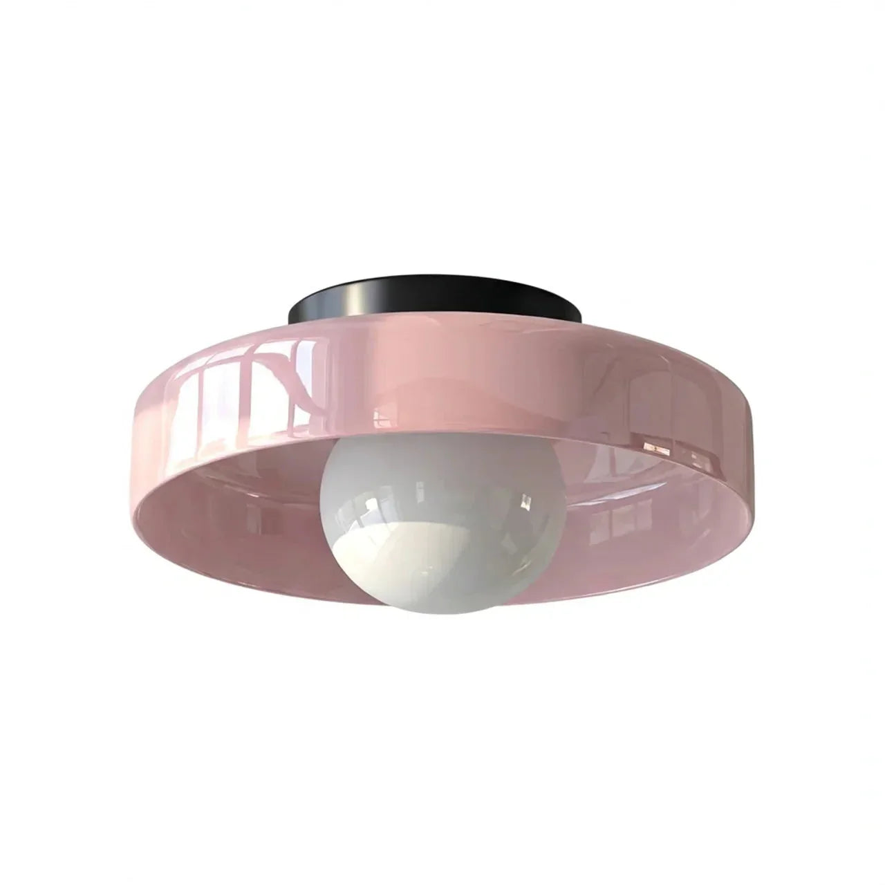 Bauhaus Glass Disc Wall and Ceiling Light for Ambient Illumination | Rosalyssa
