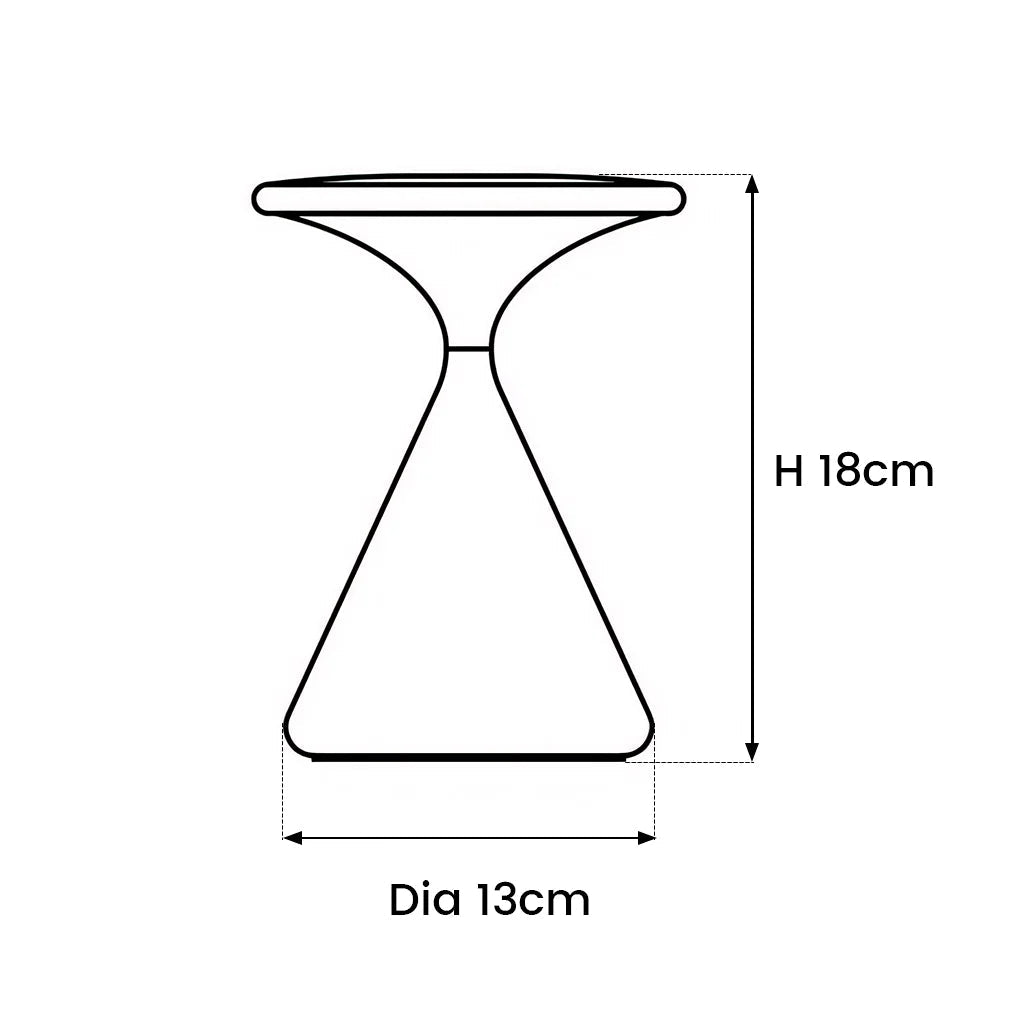Candeeiro de Mesa Estilo Ampulheta Aurora com Luz Sem Fios