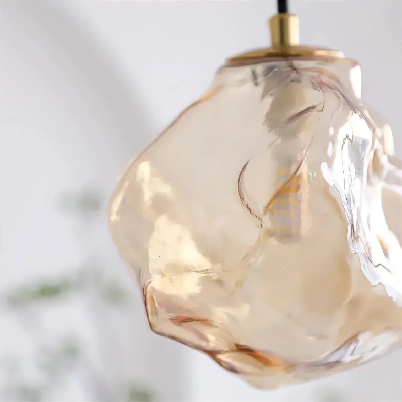 Organic Lava Glass Pendant Light Fixture for Modern Interiors | Rosalyssa