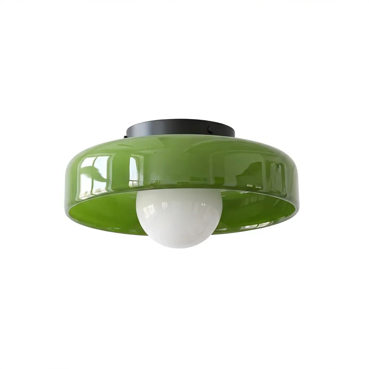 Bauhaus Glass Disc Wall and Ceiling Light for Ambient Illumination | Rosalyssa