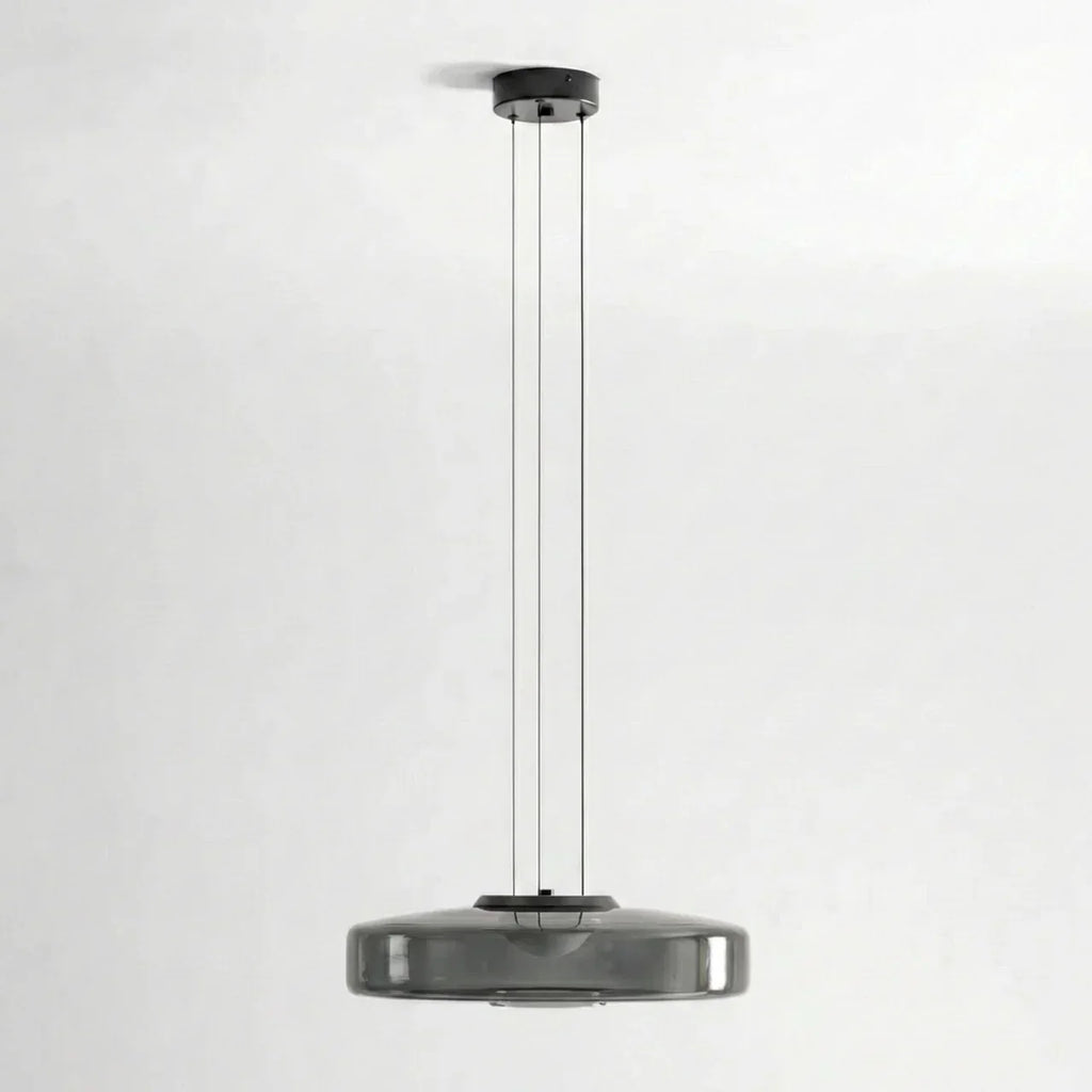 Tiered Glass Pendant Light With Integrated LED Bauhaus Style | Rosalyssa