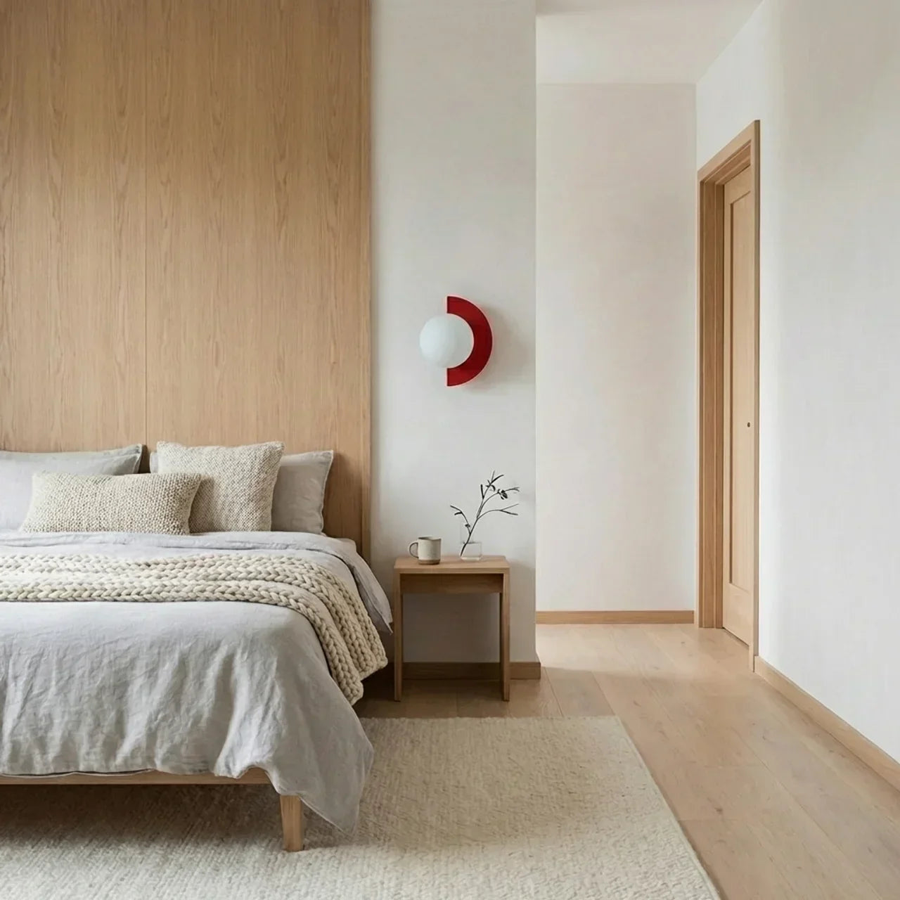 Wall Mounted Sconce Light in Semi Circle Metal With Integrated LED | Rosalyssa