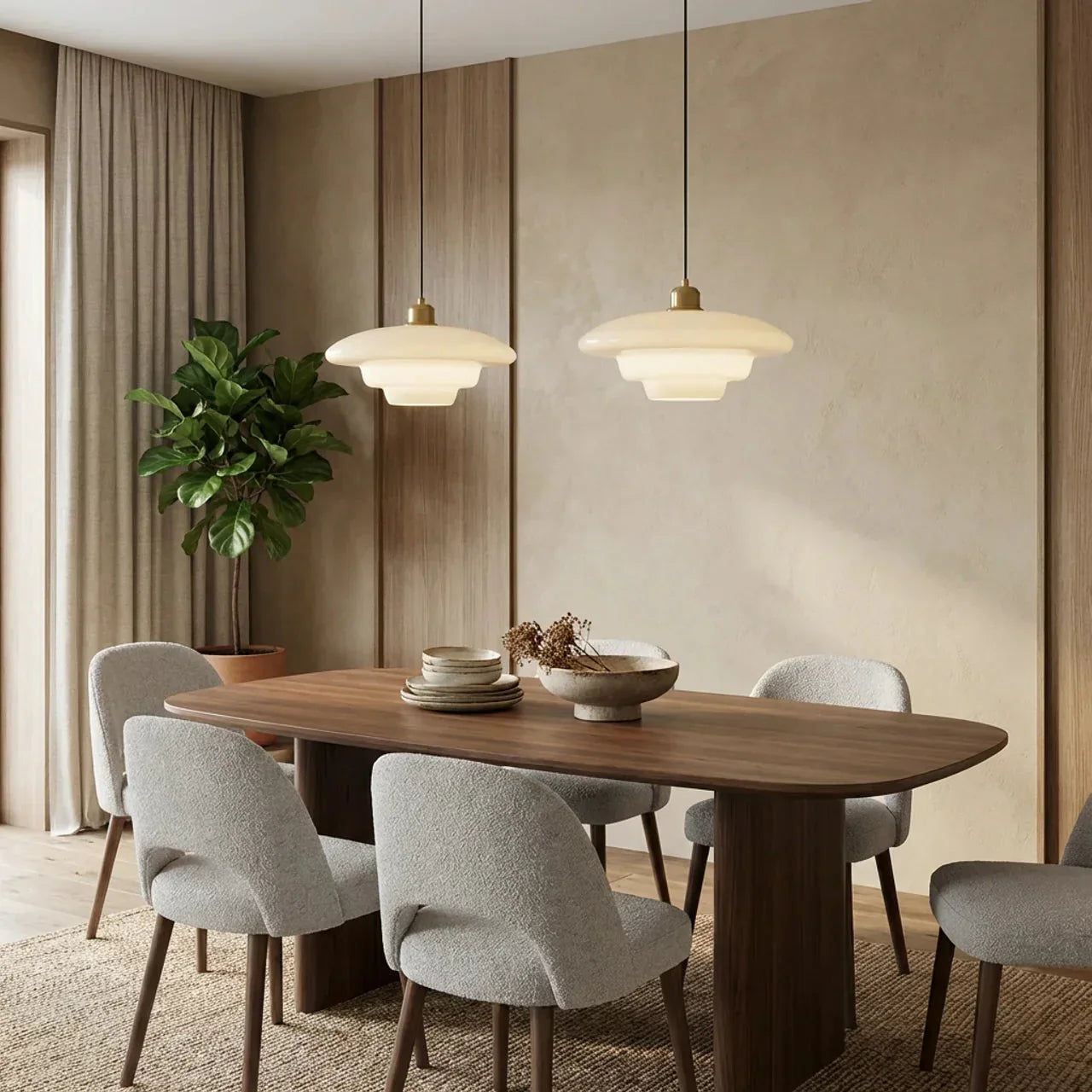 Vintage Clear Glass Pendant Ceiling Light For Indoor Use | Rosalyssa