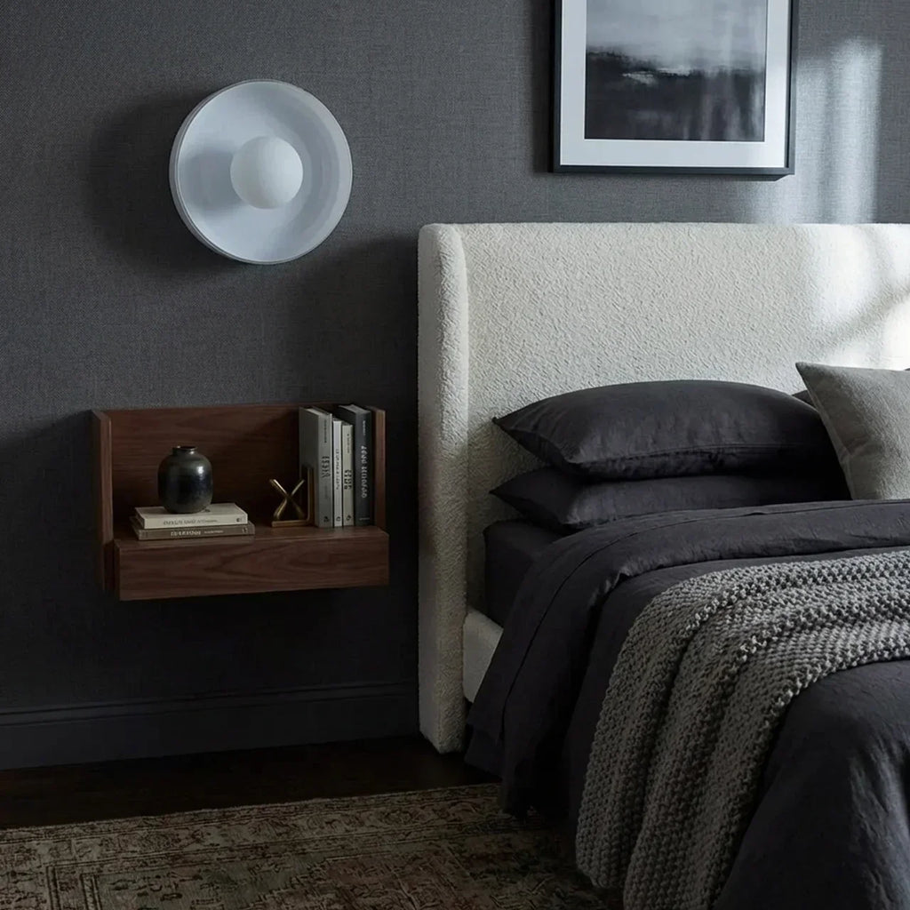 Bauhaus Glass Disc Wall and Ceiling Light for Ambient Illumination | Rosalyssa