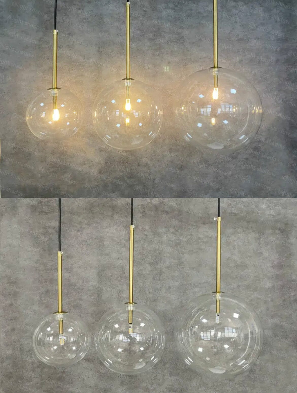 Lunel glazen bol hanglamp voor Scandinavische moderne woningen