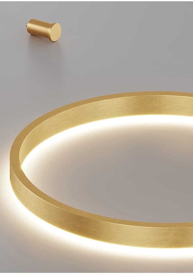 Lampe Anneau Solara avec construction en aluminium premium et acrylique 12500 lumens