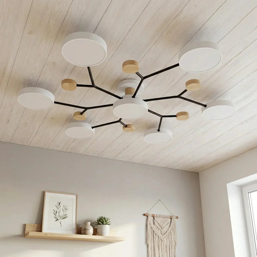 Branch Design upotettava kattovalaisin puuelementeillä | Rosalyssa