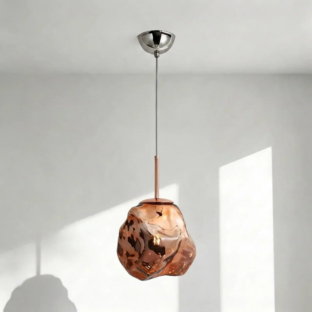 Melt Glass Pendant Light for Modern Interiors and Living Spaces | Rosalyssa