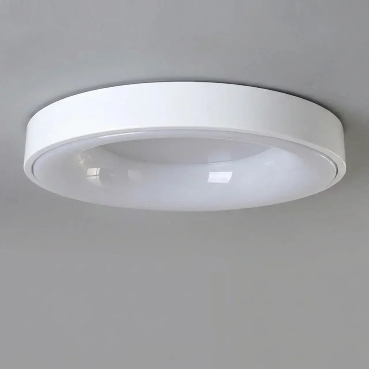 Flush Mount Ceiling Light With Hollow Centre LED Design | Rosalyssa