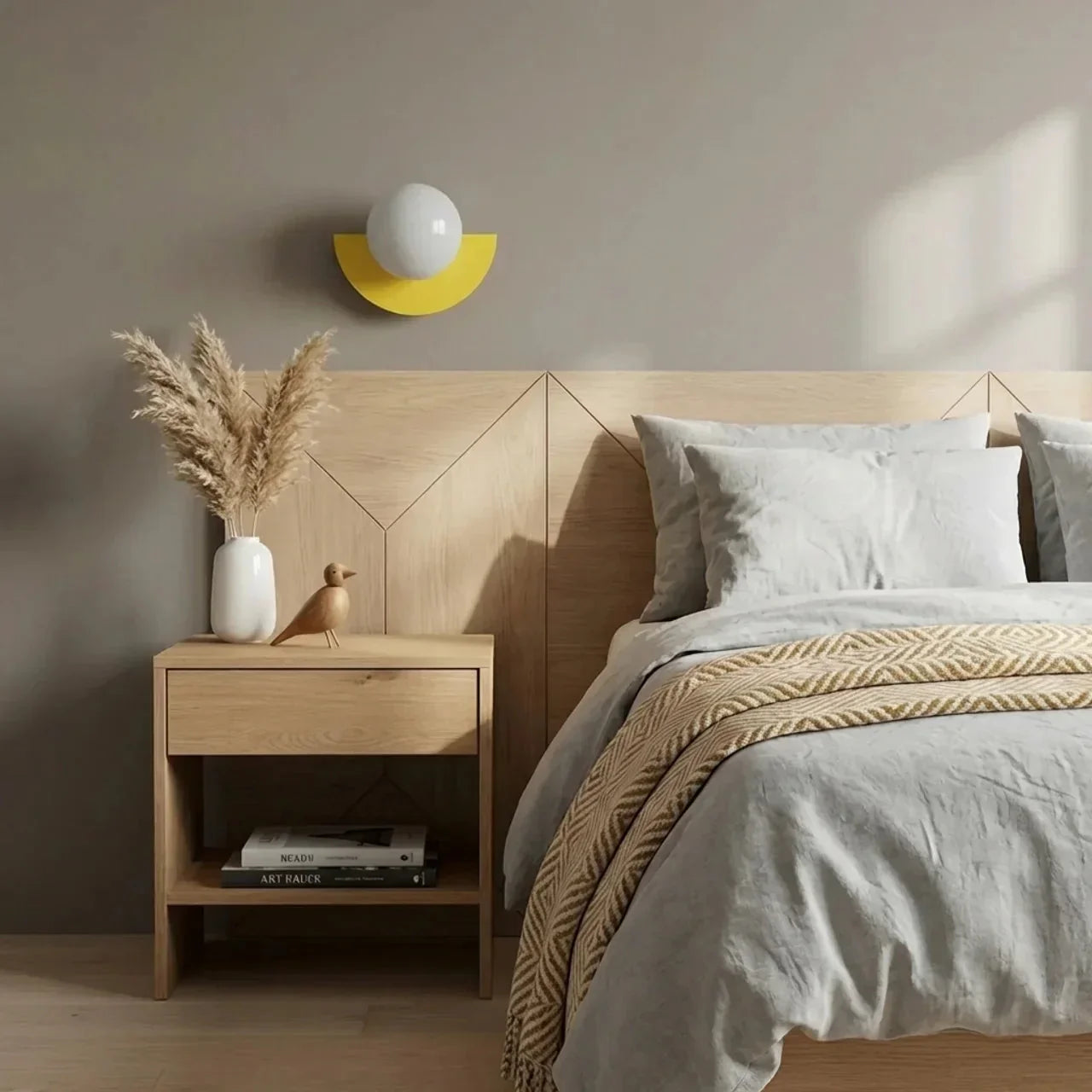 Wall Mounted Sconce Light in Semi Circle Metal With Integrated LED | Rosalyssa