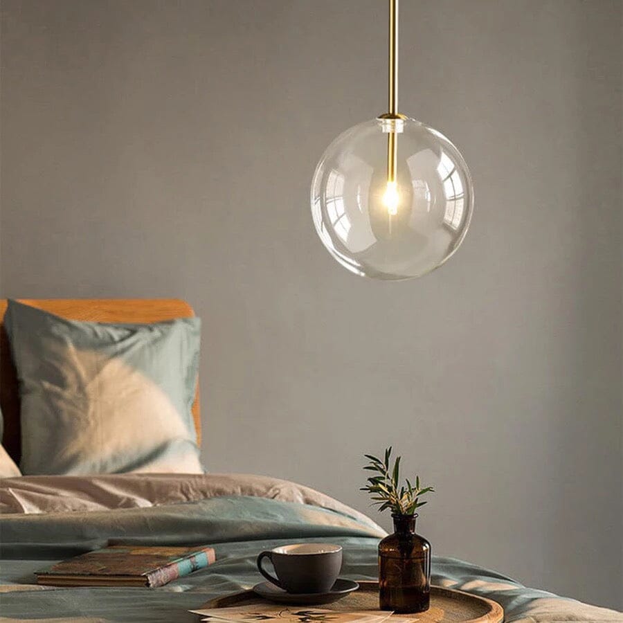 Lunel glazen bol hanglamp voor Scandinavische moderne woningen