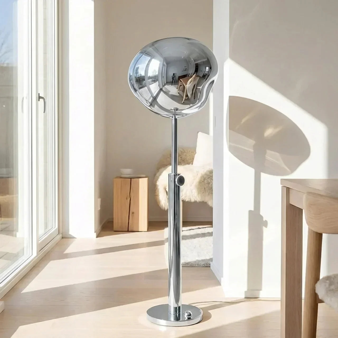 Lampada da terra in acrilico fuso per uso interno e decorazione | Rosalyssa