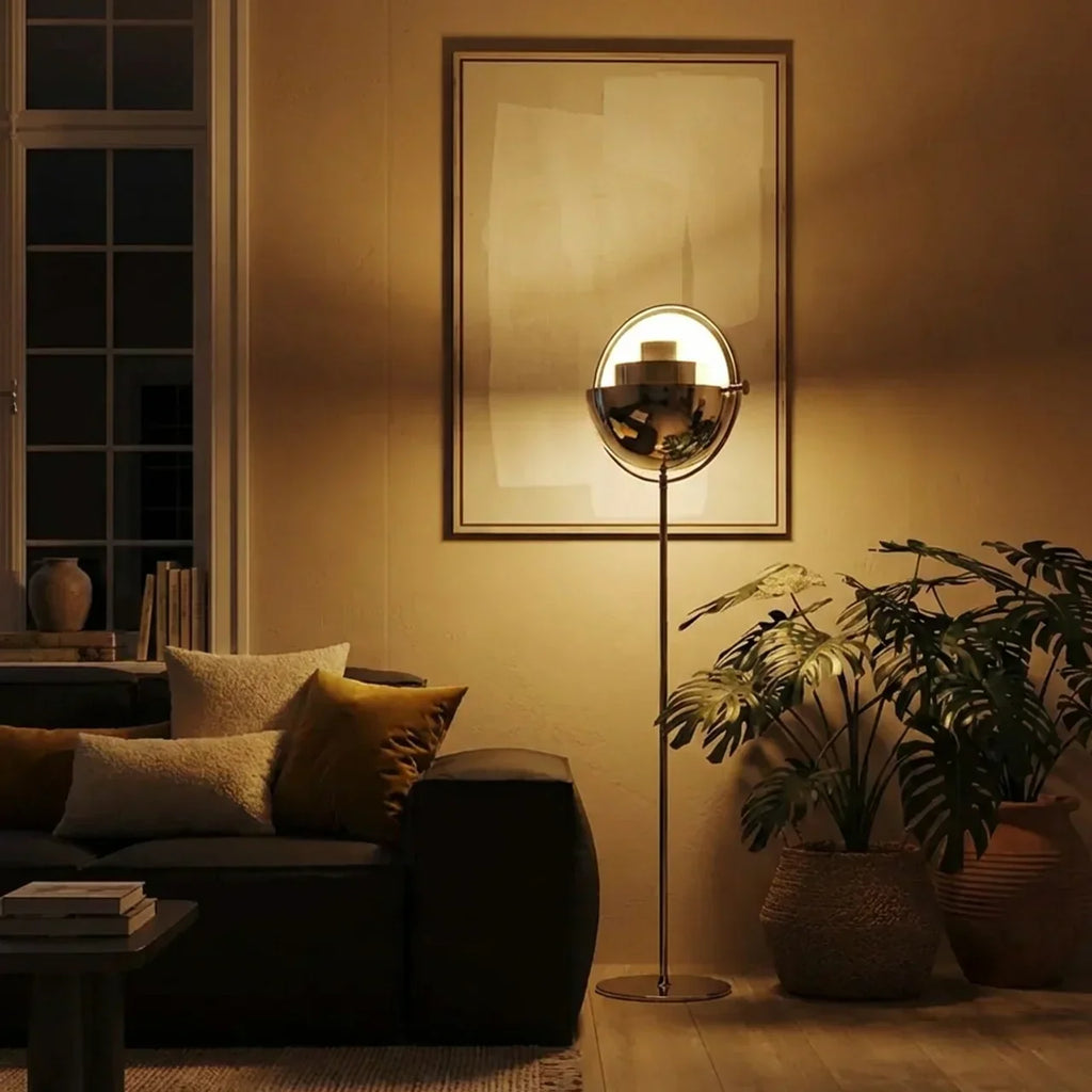 Lampada da pavimento direzionale in stile danese moderno per uso domestico | Rosalyssa