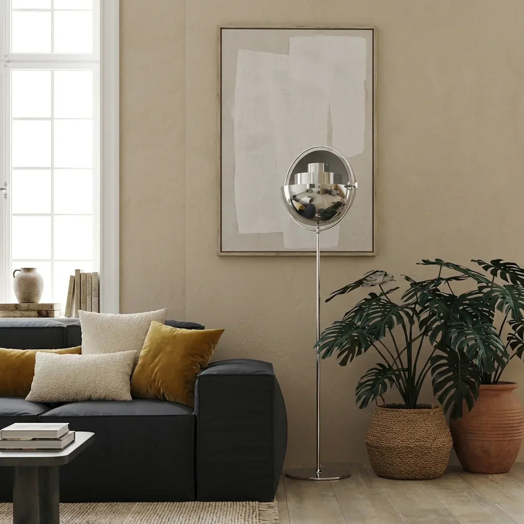 Lampada da pavimento direzionale in stile danese moderno per uso domestico | Rosalyssa